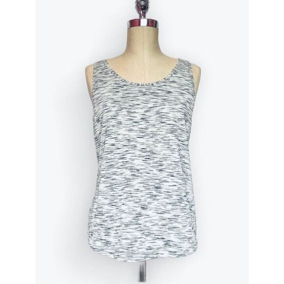 Lululemon Women’s M/L White/Black Knit Tank Top - Picture 1 of 4